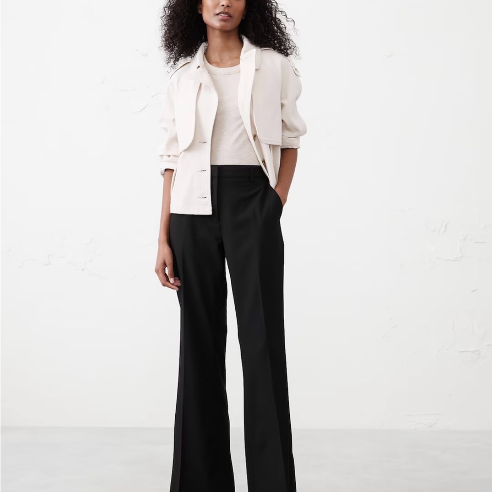 Banana Republic Factory Petite 00 Sculpted Bootcut Pants 29” Inseam